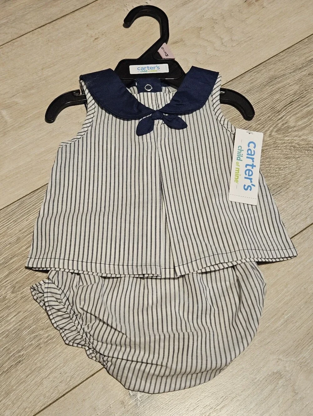 NWT Child Of Mine Carter's Baby Girl 0-3M Outfit Lot 2-Piece Sets Nautical